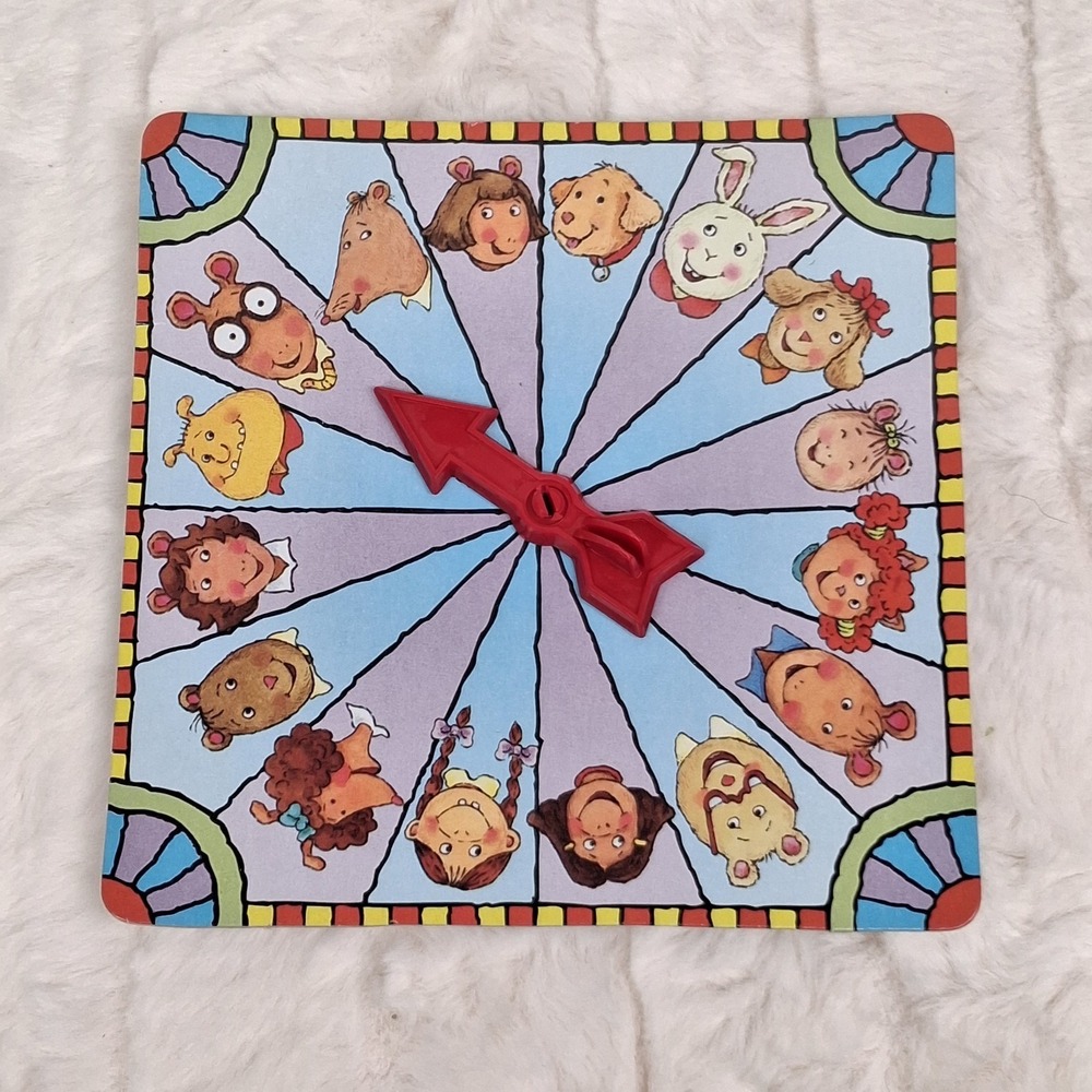 Vintage Milton Bradley Arthur Goes‎ To The Library 1996 Replacement Spinner